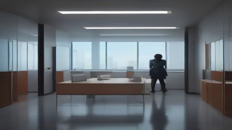 二次元周边商城展台上的正版手办、徽章与亚克力立牌陈列